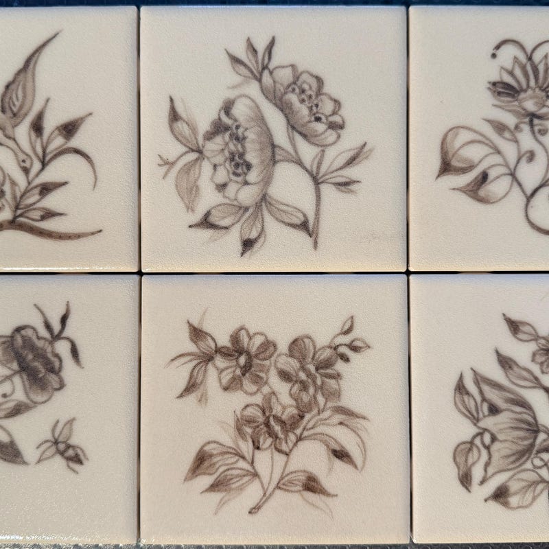 Rustic Theam Tile Tile Rustic Brown - Etsy