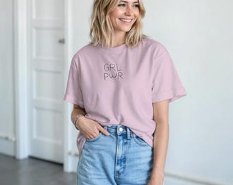 Girl Power T-Shirt – Statement Shirt for Women | Feminist Shirt | Unisex Cotton Shirt