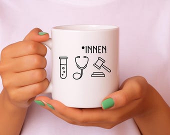 Feminist Mug “*INNEN” – Girl Power Coffee Cup | Equality Statement, Empowerment Gift, Bold Mug for Friend or Colleague