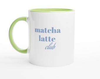 Matcha Latte Club Mug for Women – Gift Idea for Friends, Moms & Matcha Lovers