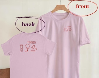 INSIDE* T-Shirt – Feminist Statement Shirt | Gender-Inclusive Language | Unisex Heavyweight Cotton Shirt
