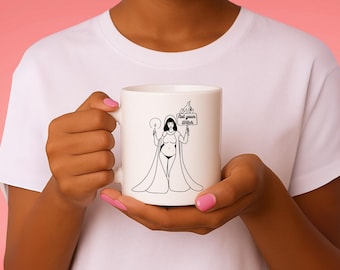 Feministische mok – Heksenmok met de spreuk "Niet jouw heks" | Empowermentmok, opvallend feministisch cadeau