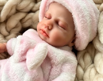 Squishy Silicone Reborn Baby Doll: 12" Open Mouth, Squishy Full Body
