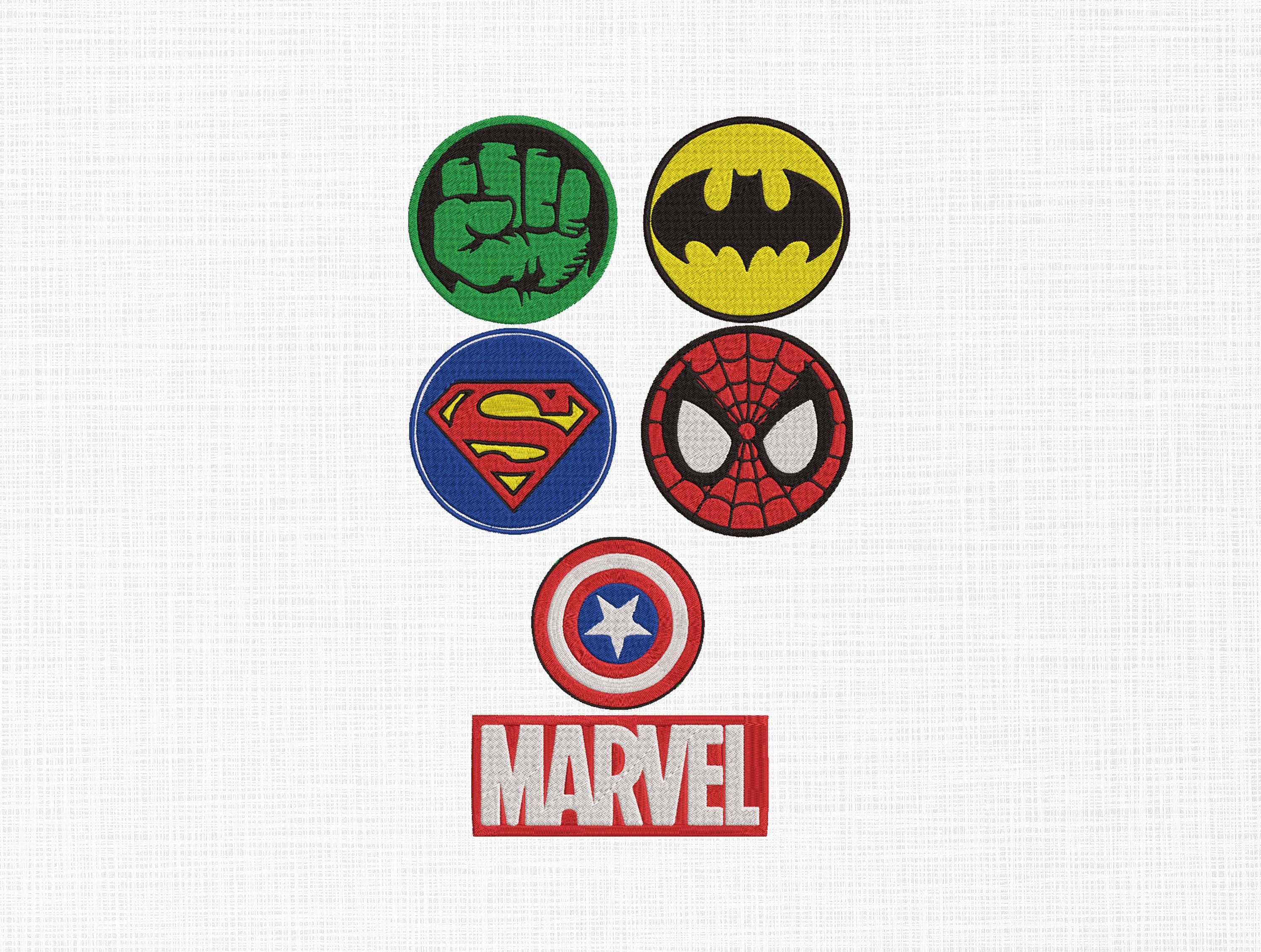 UNGROL Toppa Ricamata Supereroe Cartoon Multicolore 9x6 Cm - Termoadesiva O Da Cucire Per Personalizzare Vestiti E Accessori - 4