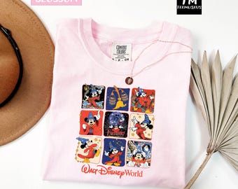 Comfort Colors Walt Disney World Shirt, Sorcerer Mickey Shirt, Disneyworld Trip Tee, Disney Fantasy Shirt, Mickey Fantasmic Shirt