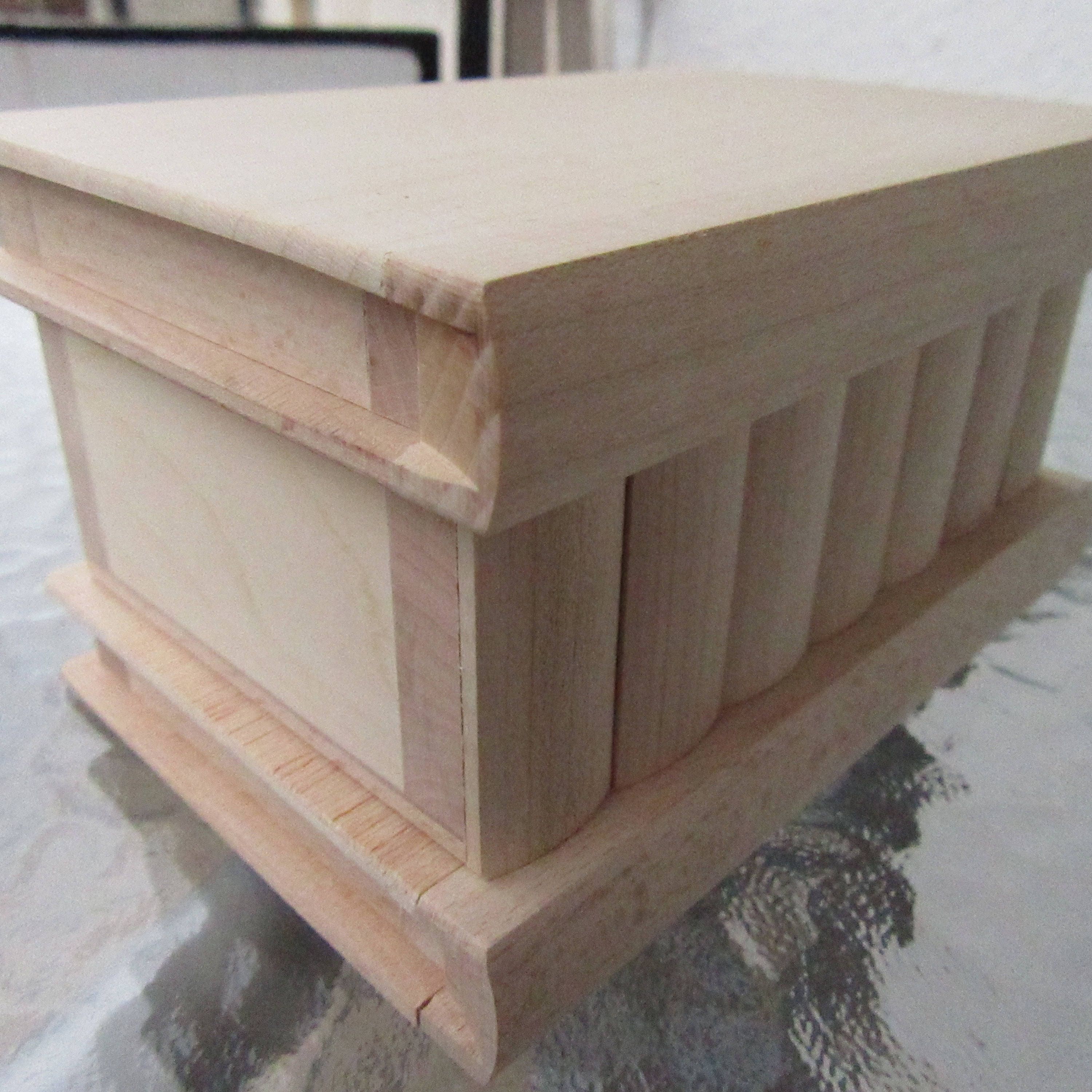 CANADA Unfinished Wooden Puzzle Box with Secret Compartment Etsy