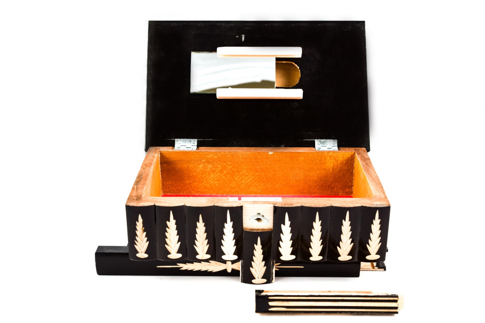 puzzle box with hidden compartment