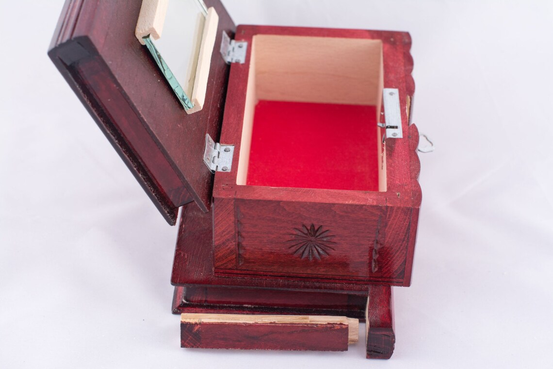 Hungarian Puzzle Box Safe Bank Secret Hidden Stash Jewelry Etsy