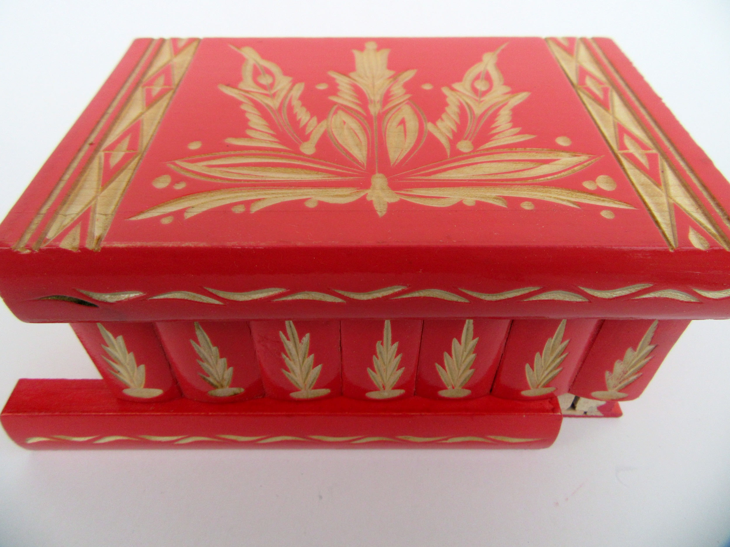 Classic Hungarian Puzzle Box w/ Hidden Compartment with Key Etsy