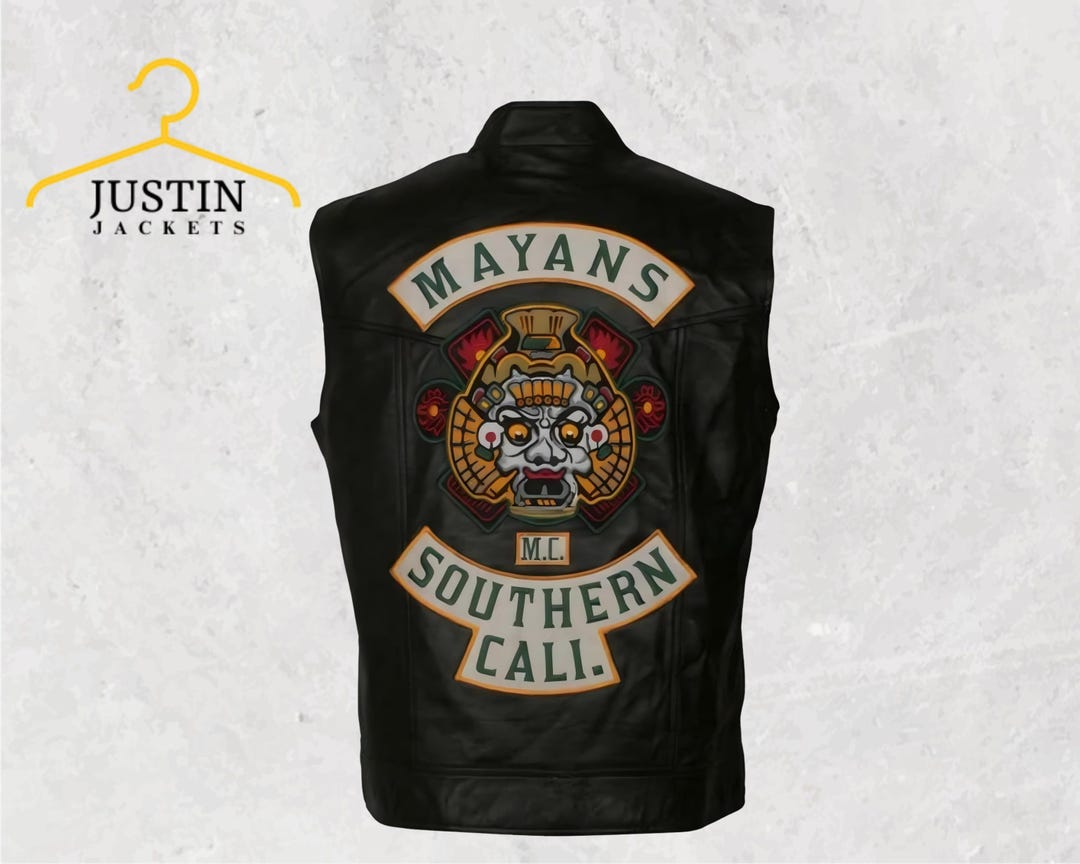 Ultimate Mayans MC Vest – Southern Cali Biker Club Style Men's