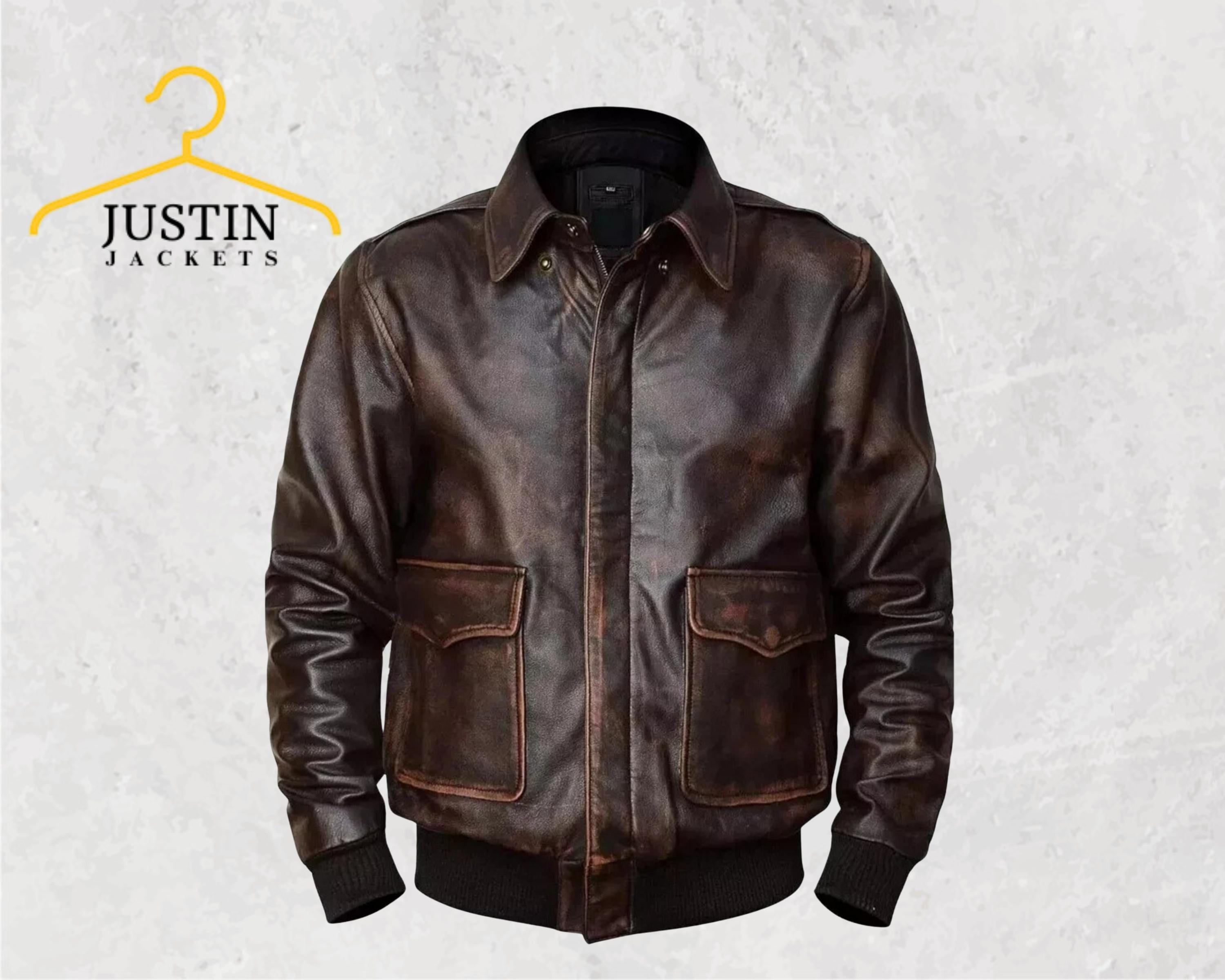 A2 Leather Jacket - Etsy Canada