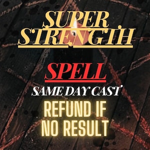 Super Strength Spell | Boost Physical Power, Energy & Endurance Fast | Digital Energy Empowerment Spell Kit
