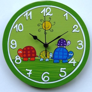 The Turtles Family wall clock image 1