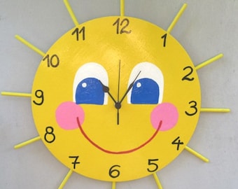 Summer Sun wall clock