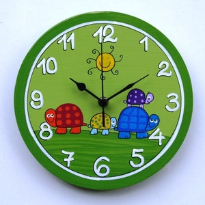 The Turtles Family wall clock image 4