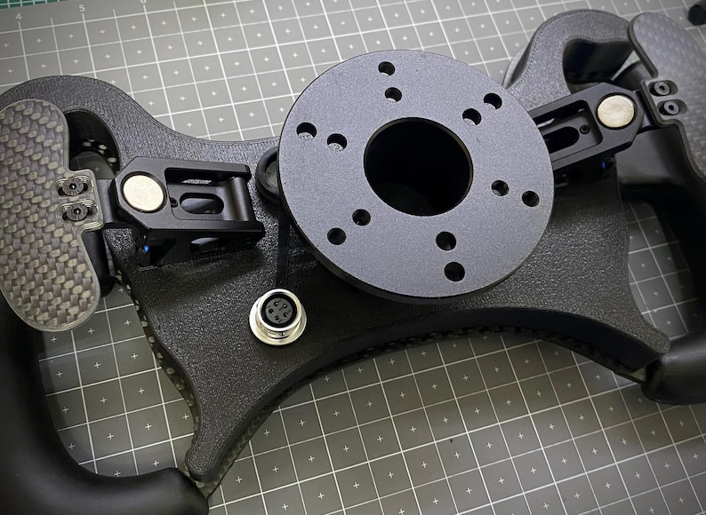 Sim Racing AMG GT3 GT4 Custom Steering Wheel Carbon Fiber and Silicone ...