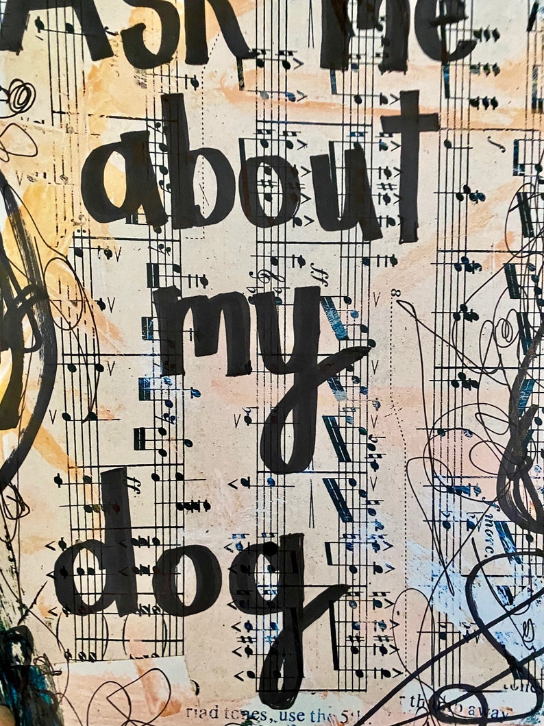 Dog Mom Gift For Fur Mom Pet Lover Wall Art Pet Dad Home Decor Pet Mom Dogs Gift For Dog Lady Gift Unique Adult Gift Modern ART PRINT