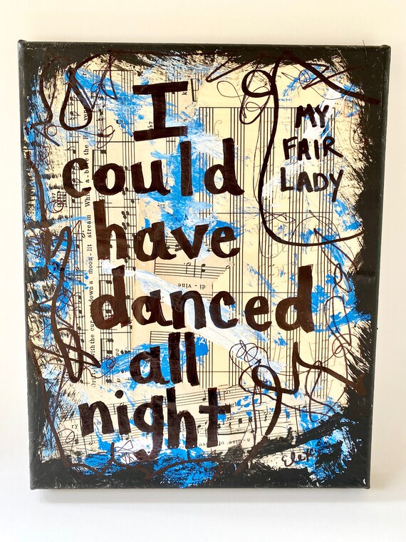 My Fair Lady Lyrics Broadway Music Art Musical Theatre Gift Etsy