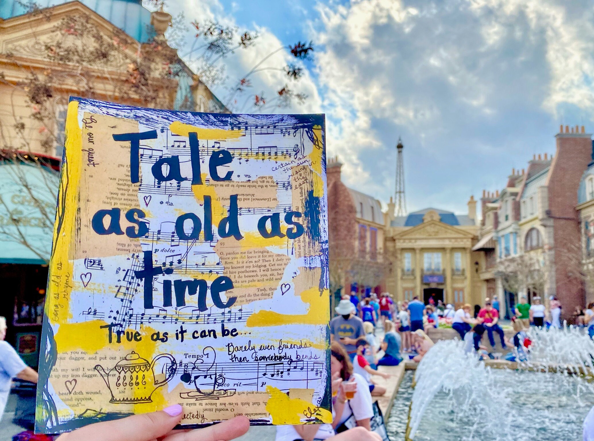 Beauty And The Beast Broadway Music Art Disney Gifts Belle Etsy