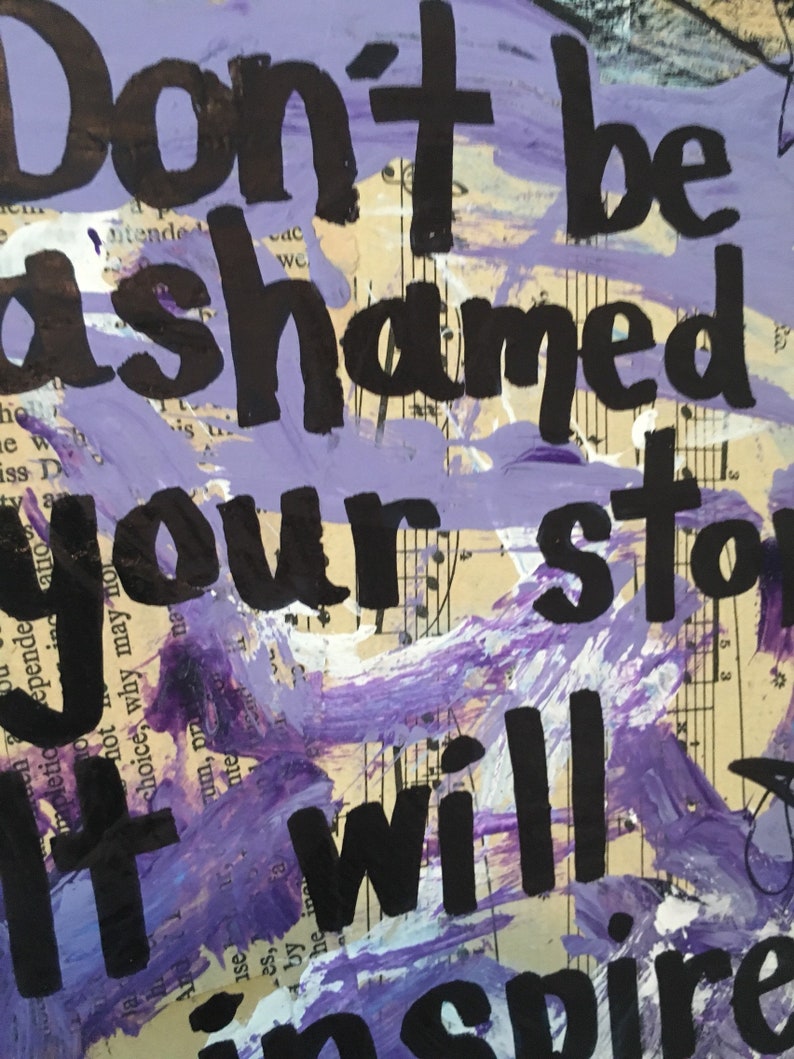 Domestic Violence Awareness Wall Art Gift For Strong Women Etsy