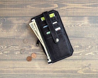 Purse Pal - Cork & Fabric Minimalist Wallet