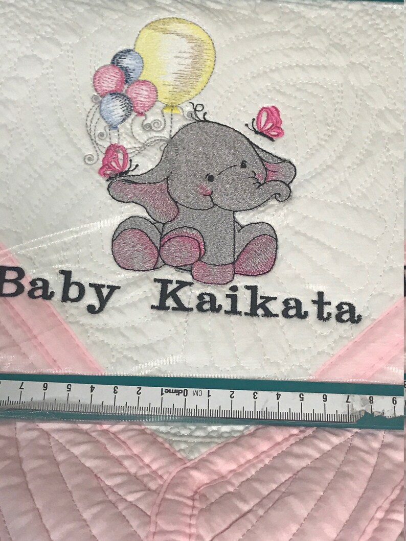 Heirloom Newborn Quilt Monogram Quilt Embroidered Baby Etsy