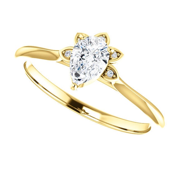 Solid Jaune Blanc or Rose Saint Jude prier Diamant Halo Cadre Collier Pendentif