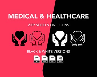 Medical Icon Bundle: Healthcare, Clinic, & Doctor Graphics (ai, eps, png, svg)