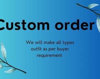 Trajes cosidos a medida, pedidos personalizados, vestidos personalizados, lehenga choli salwar kameez
