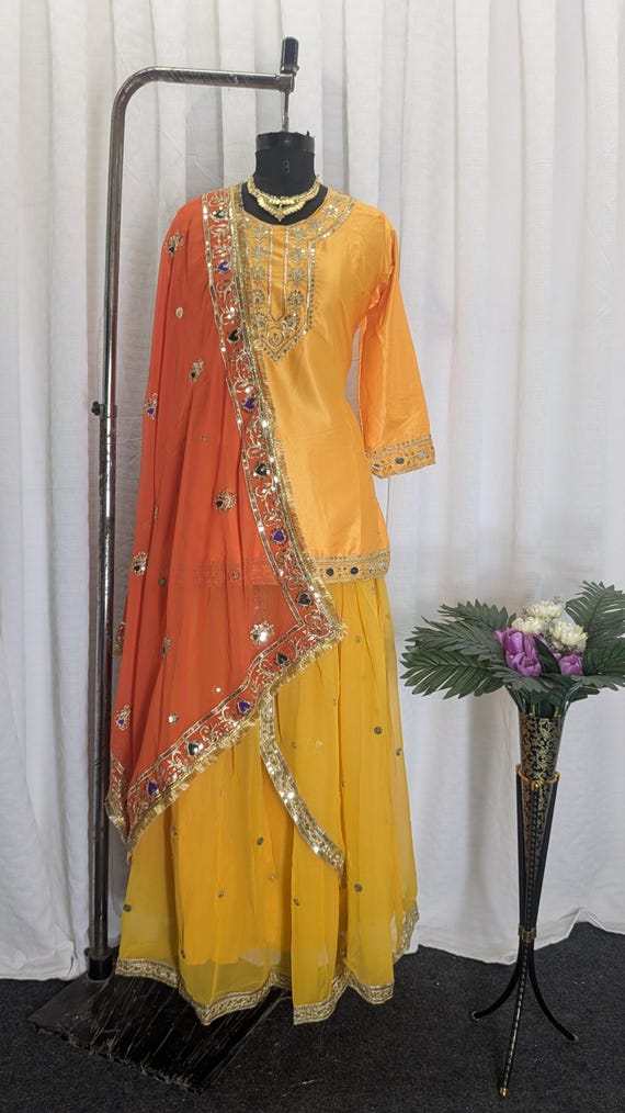 Pakistani Top Lehenga Ready To Wear Suits Eid Dresses Top Palazzo Sharara Gharara Indian Ethnic Wedding Party Wear Bridesmaid