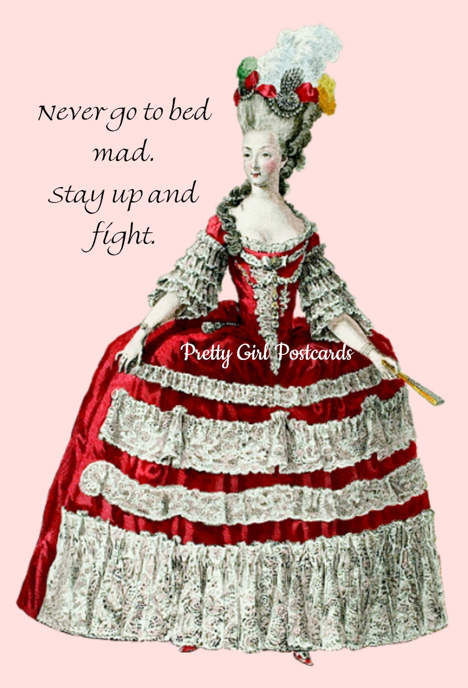 A ROYAL POSTCARD balls Said the Queen. If I Had Etsy