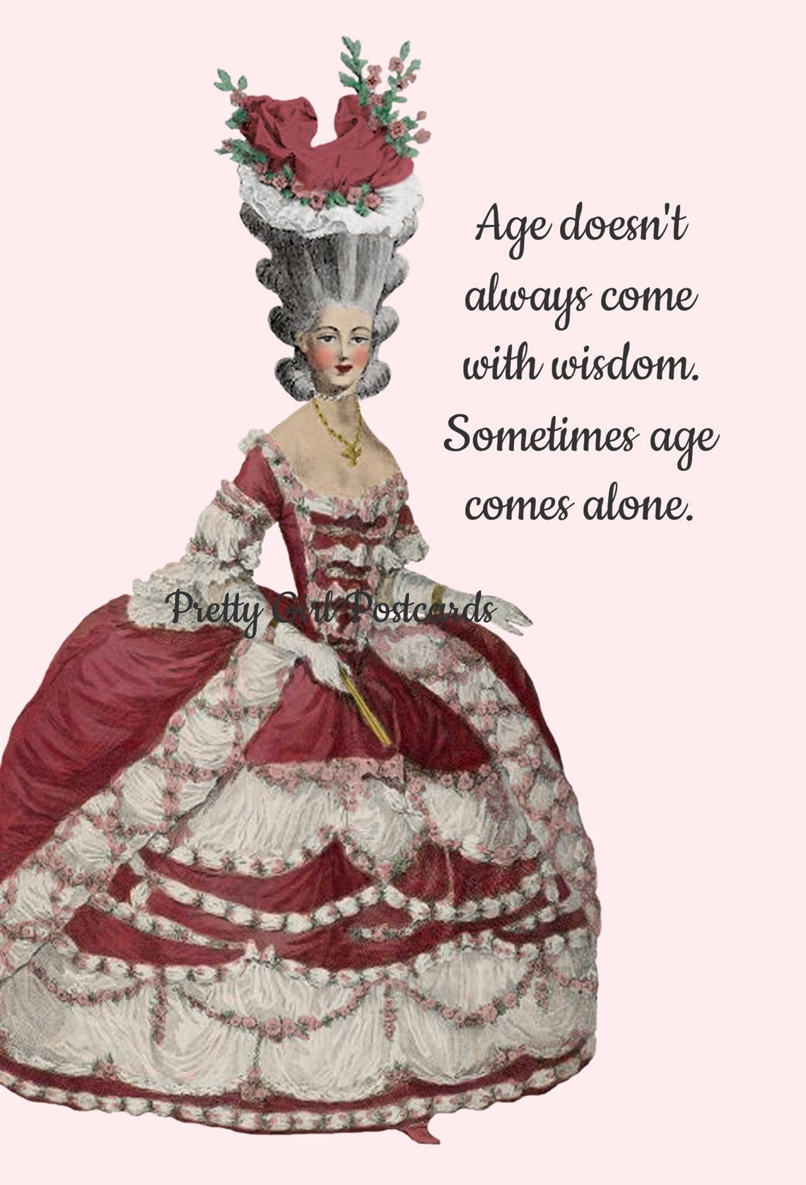 A ROYAL POSTCARD Balls said the Queen. If I had Etsy