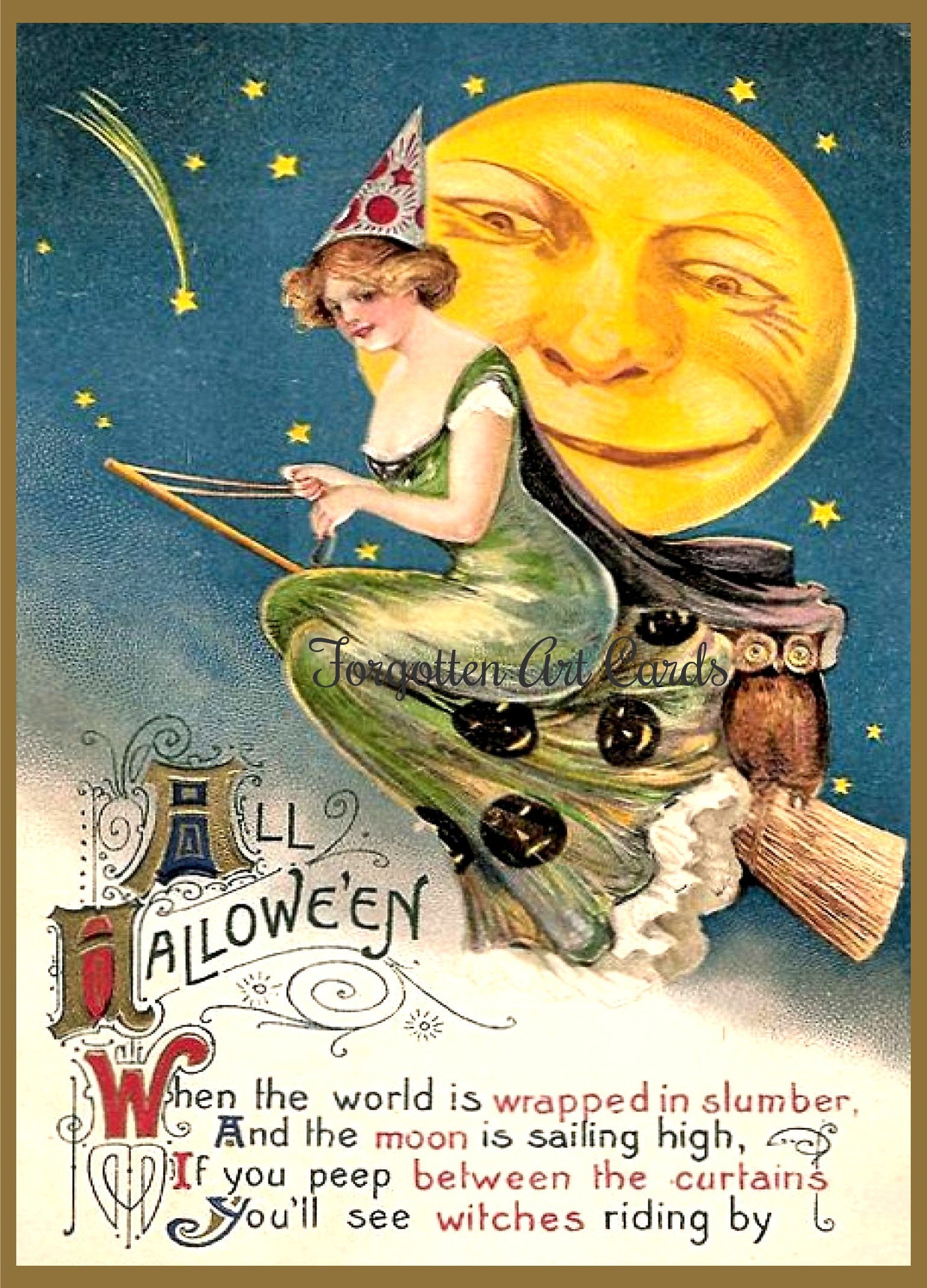 Phasing Out ALL Forgotten Art Cards All Halloween 5 X 7