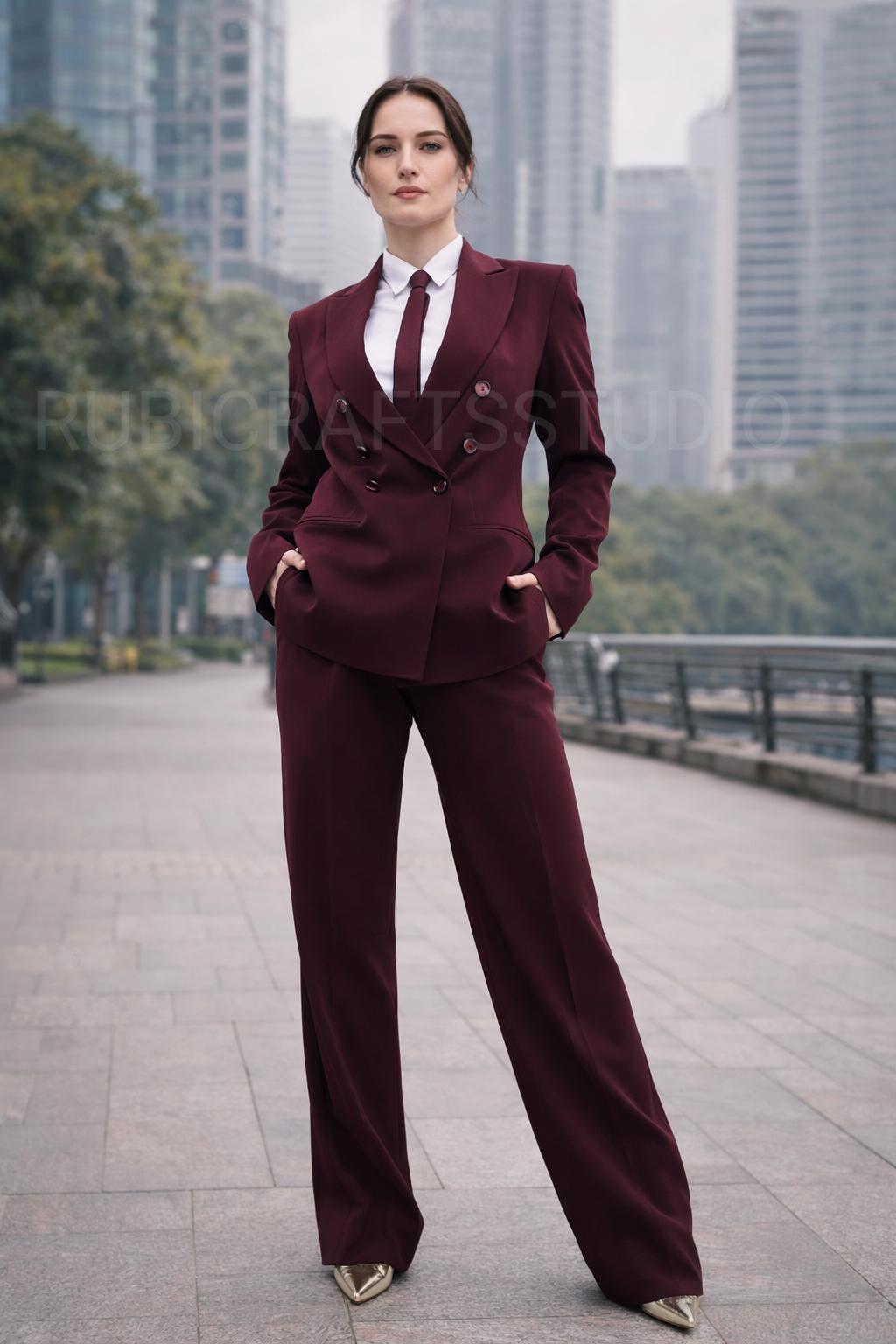 Burgundy Plus Size Suits Men Suits Slim Fit Piece Big And Tall Burgundy  Suits For Wedding