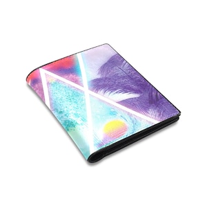Dimensions Collide Bifold Wallet Vaporwave Bifold Wallet Retro Bifold Wallet 90s Bifold Wallet Aesthetic Bifold Wallet