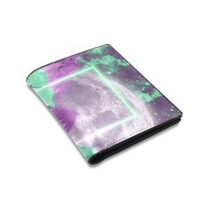 City of Radiance Bifold Wallet Vaporwave Bifold Wallet Retro Bifold Wallet 90s Bifold Wallet Aesthetic Bifold Wallet