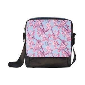Cherry Blossom Crossbody Bag Vaporwave Crossbody Bag Retro Bag Aesthetic Crossbody Bag