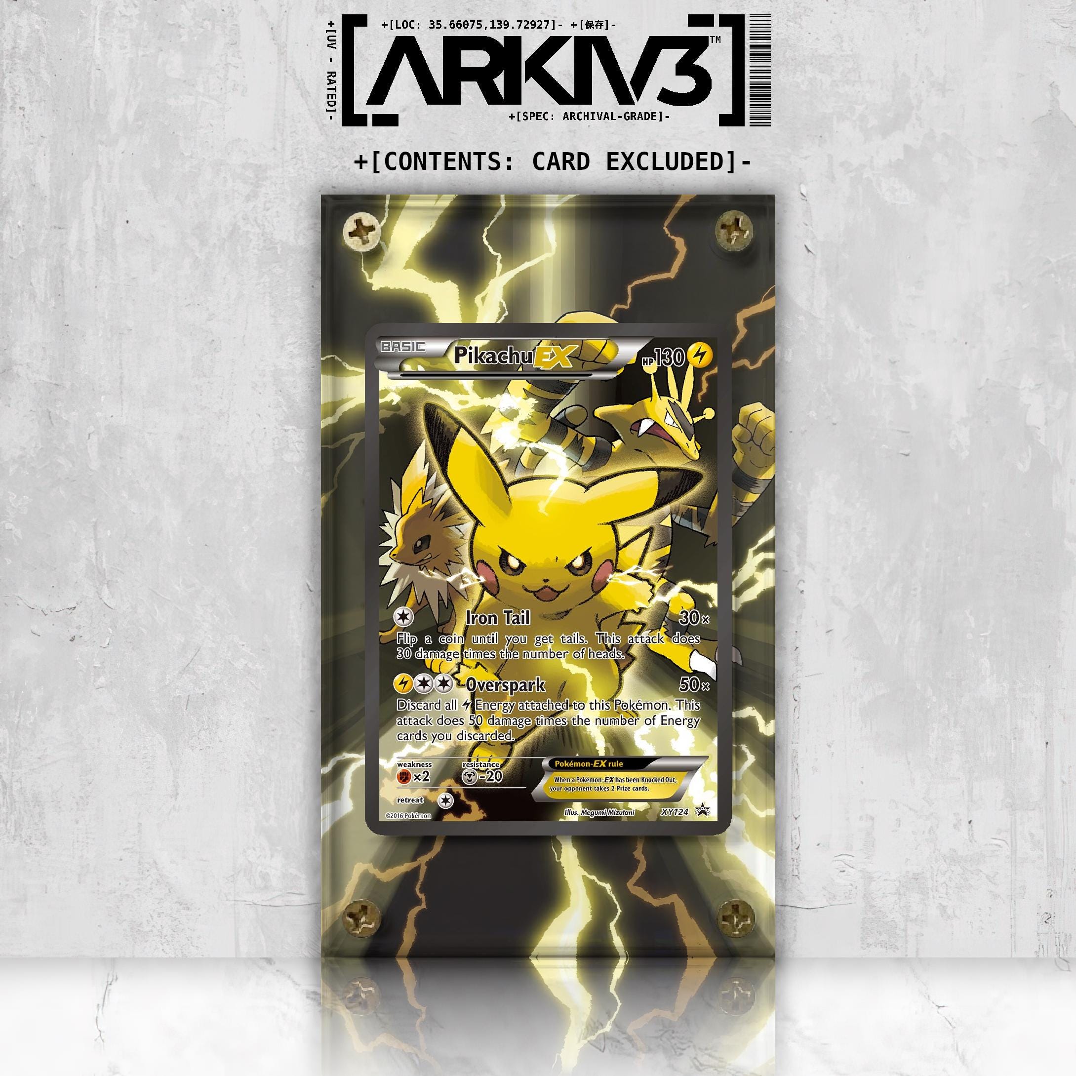 Pikachu Ex Xy124 Promo - Etsy