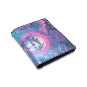 Anachron Bifold Wallet Vaporwave Bifold Wallet Retro Bifold Wallet 90s Bifold Wallet Aesthetic Bifold Wallet