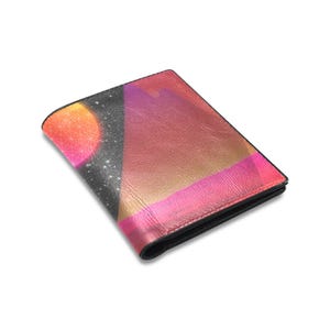 Desert Continuum Bifold Wallet Vaporwave Bifold Wallet Retro Bifold Wallet 90s Bifold Wallet Aesthetic Bifold Wallet