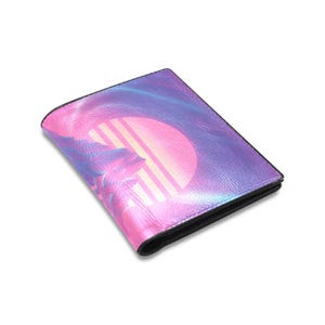 Aerolith Bifold Wallet Wallet Multicolor Brieftasche Retro Bifold Brieftasche 90er Jahre Bifold Brieftasche Ästhetische Bifold Brieftasche