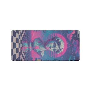 Anachron Desk Mat Vaporwave Desk Mat Retro Desk Mat 90s Desk Mat Aesthetic Desk Mat Synthwave Desk Mat Vintage Desk Mat