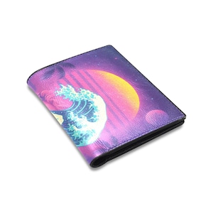 Tidalus Bifold Wallet Vaporwave Bifold Wallet Retro Bifold Wallet 90s Bifold Wallet Aesthetic Bifold Wallet