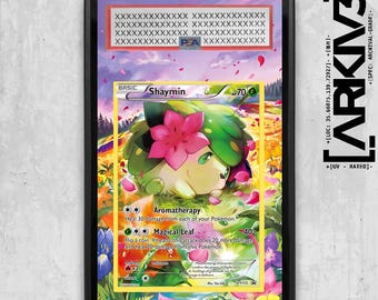 PSA/TAG Shaymin (XY115) Graded Extended Art Display Case - Card not Included