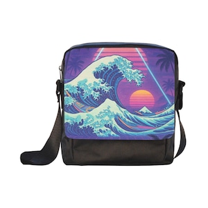Neonami Crossbody Bag Vaporwave Crossbody Bag Retro Bag Aesthetic Crossbody Bag