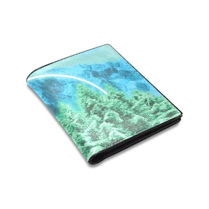 Minty Wonderland Bifold Wallet Wallet Multicolor Brieftasche Retro 90er Jahre Bifold Brieftasche Ästhetische Bifold Brieftasche Brieftasche