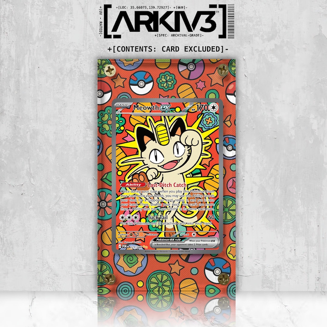 Meowth (121/088) Special Illustration Rare Extended Art Display