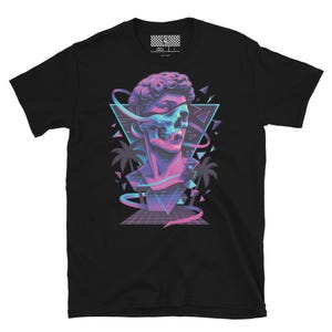 Necrowave Graphic Tee: Vaporwave Retro 90s Streetwear