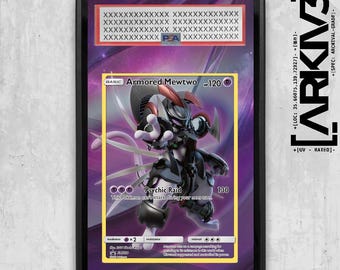 Team Rocket's Armored Mewtwo (shimmer Texture) Fan Art Card