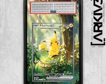 Pikachu ex (276/217) Special Illustration Rare Graded Extended Art Display Case - Card NOT Included